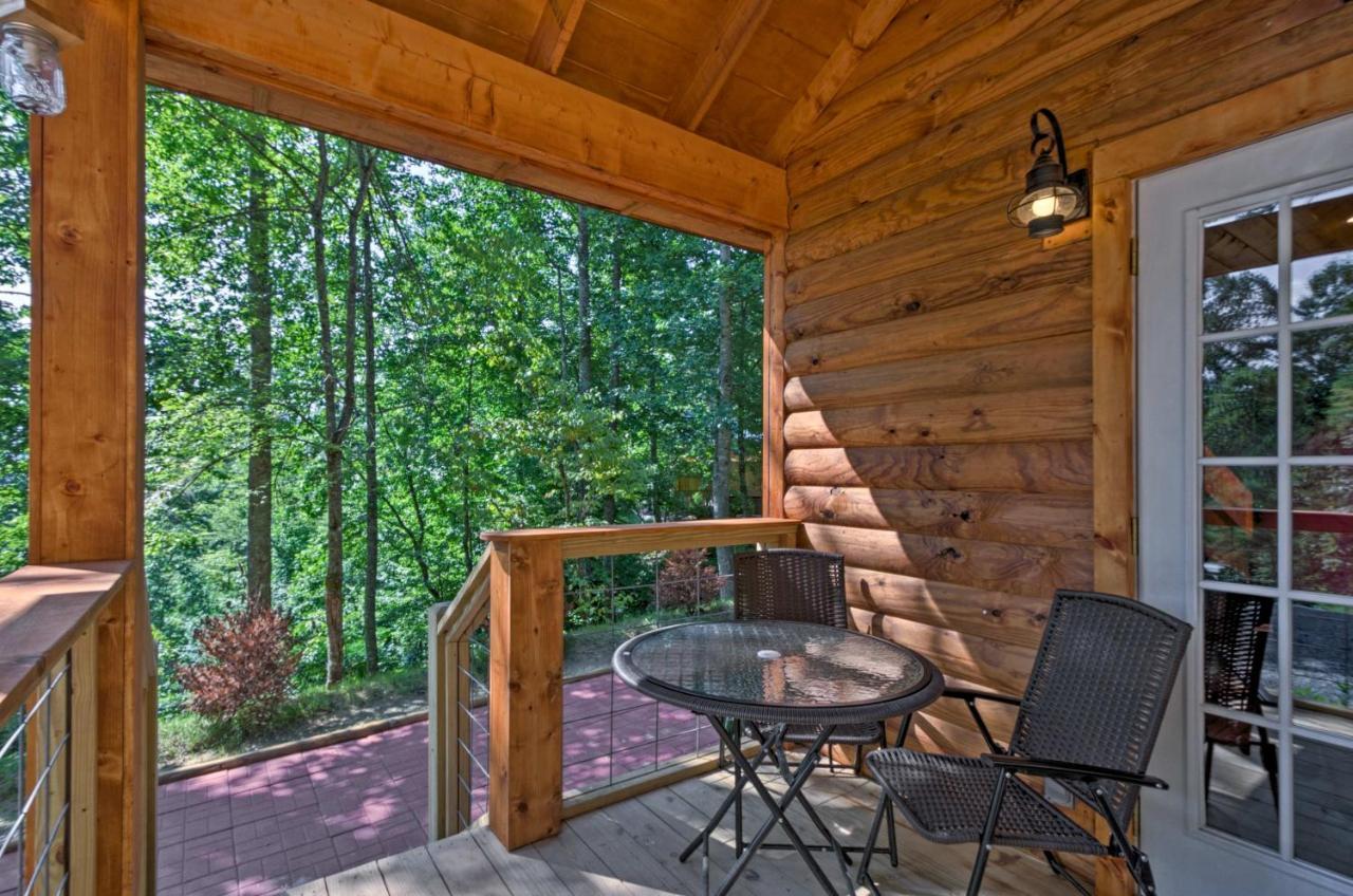 Bryson City Studio With Hot Tub - Near Nantahala! Ngoại thất bức ảnh
